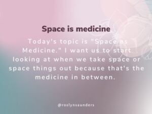 space is medicine