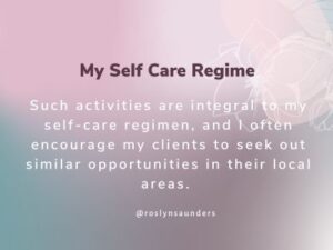 My Self Care Regime